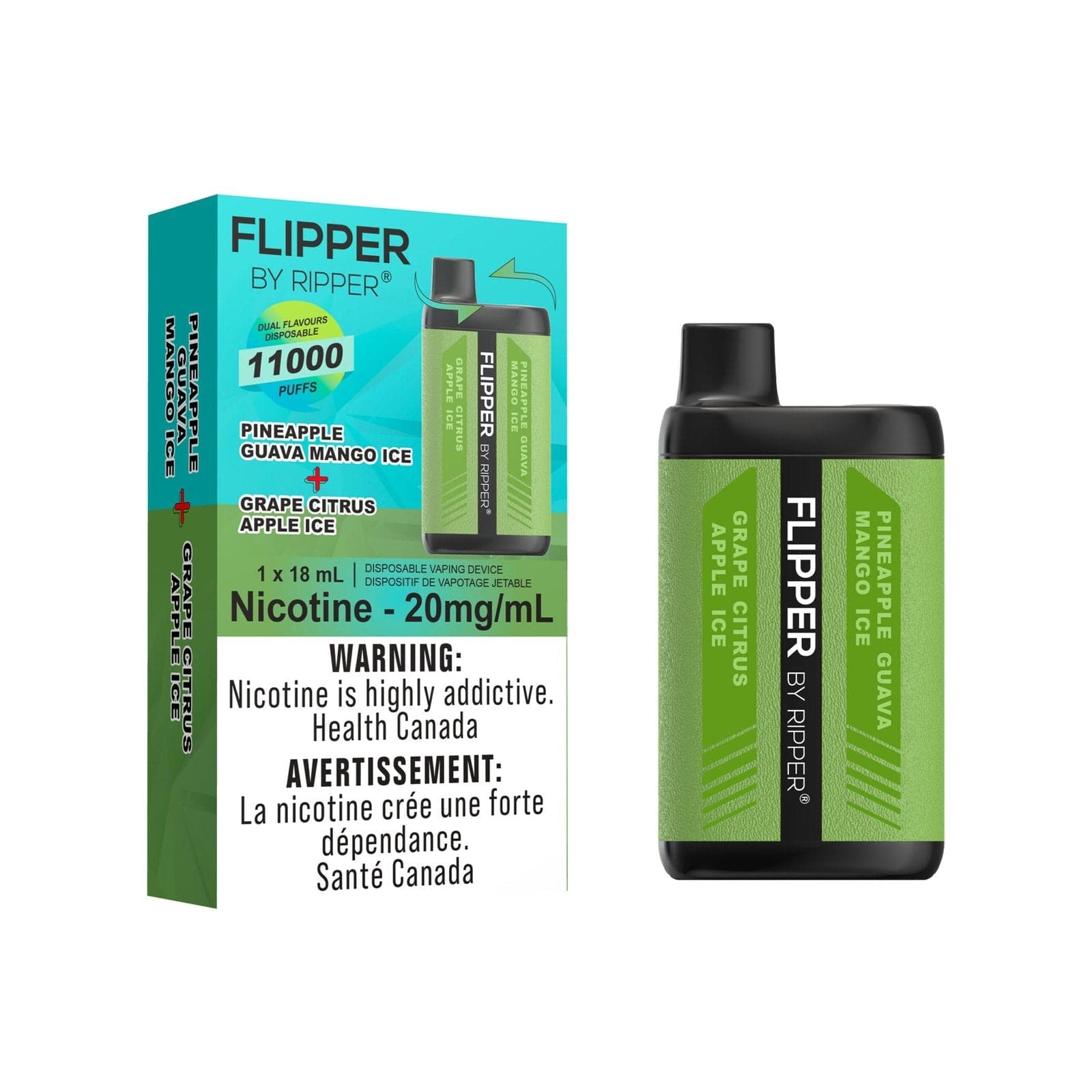 Gcore Flipper 11000 Puff Rechargeable Disposable Vape.