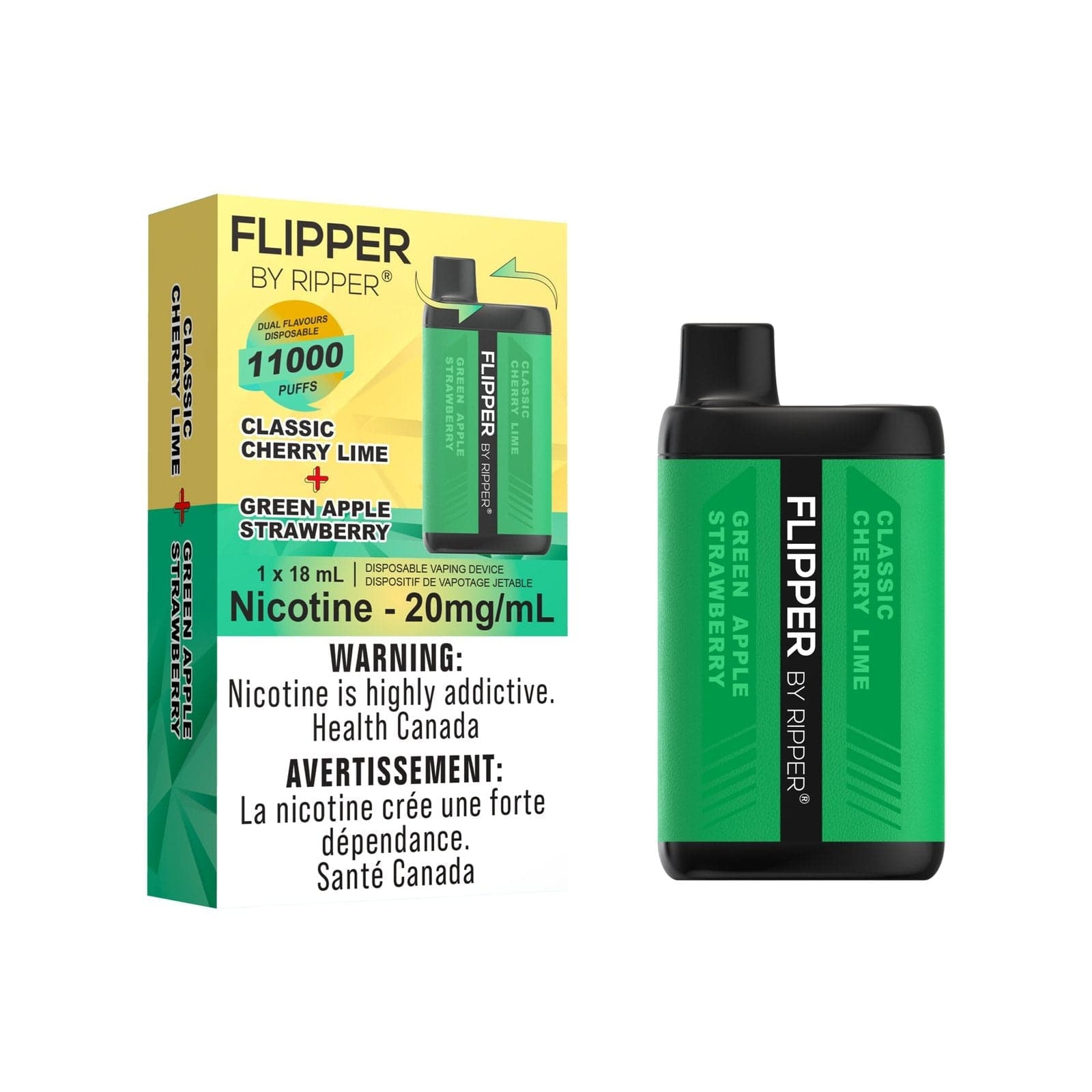 Gcore Flipper 11000 Puff Rechargeable Disposable Vape.