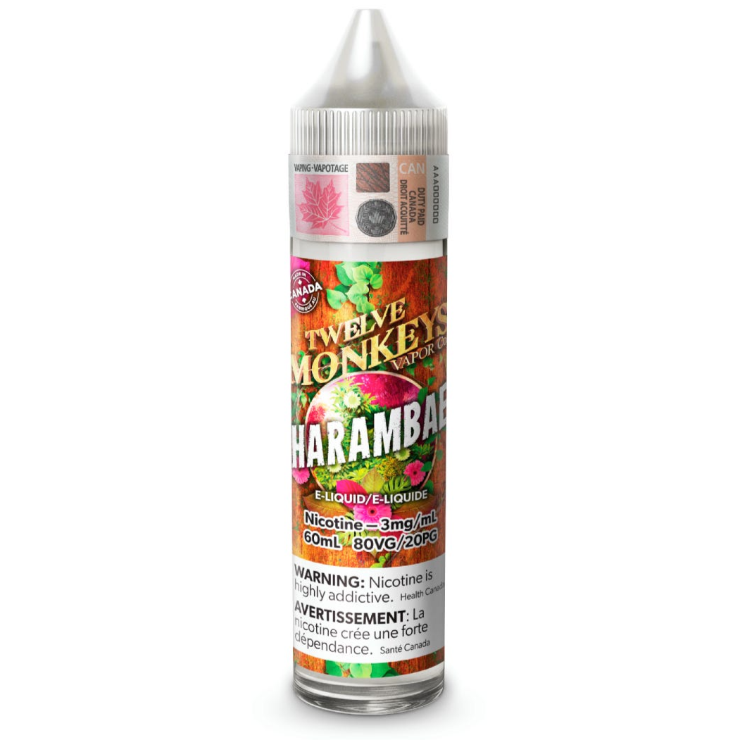 HARAMBAE - TWELVE MONKEYS 60ML FREEBASE