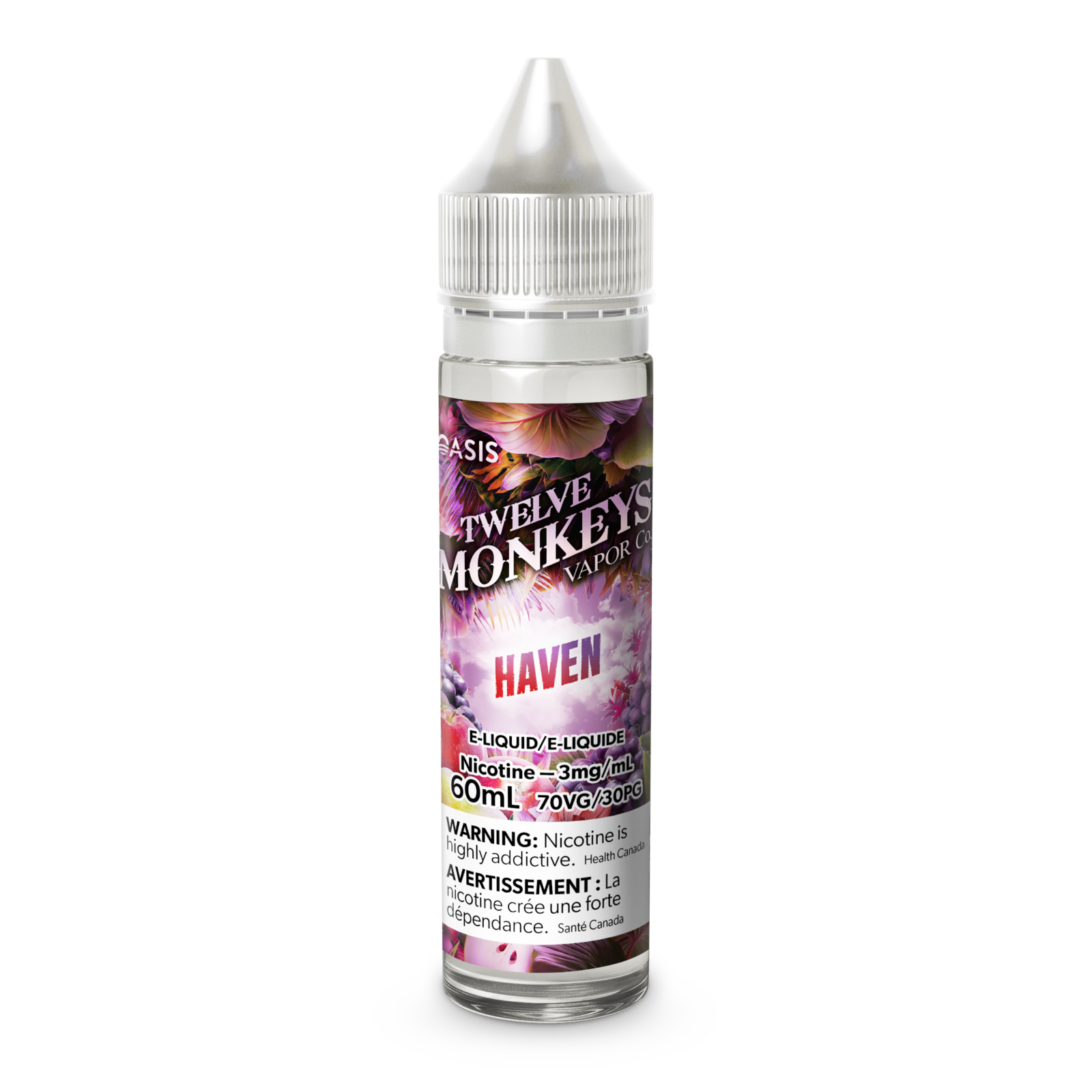 HAVEN - TWELVE MONKEYS 60ML FREEBASE