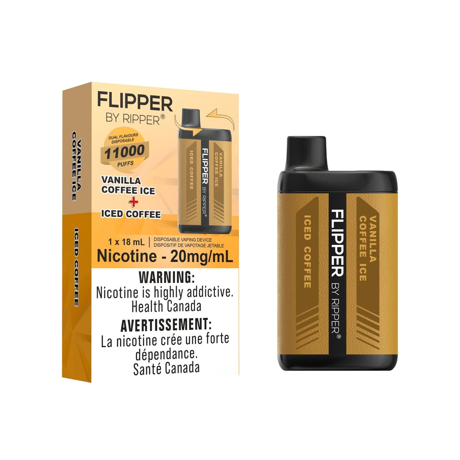 Gcore Flipper 11000 Puff Rechargeable Disposable Vape.