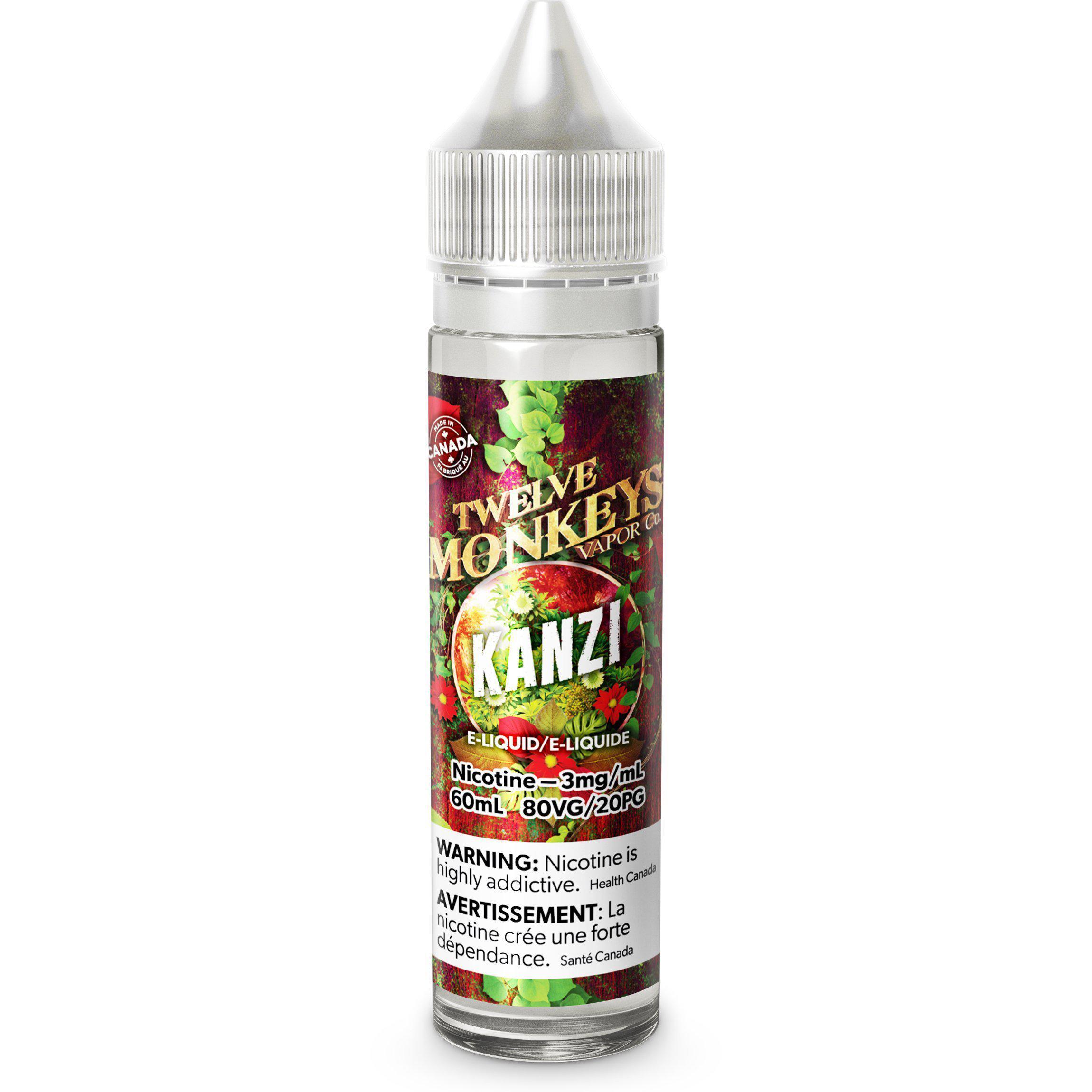 Kanzi par TWELVE MONKEYS 60ML FREEBASE