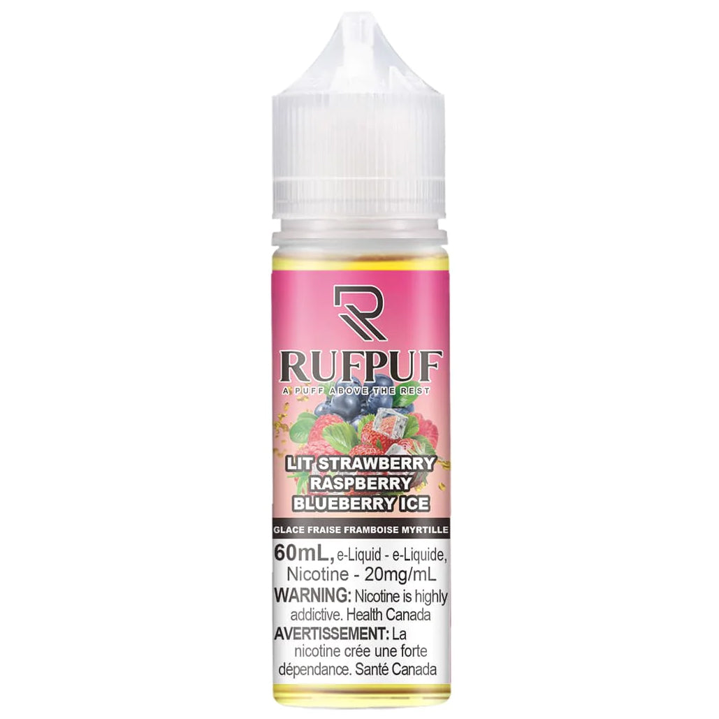 GLACE LIT FRAISE FRAMBOISE MYRTILLE - SEL RUFPUF 60ML