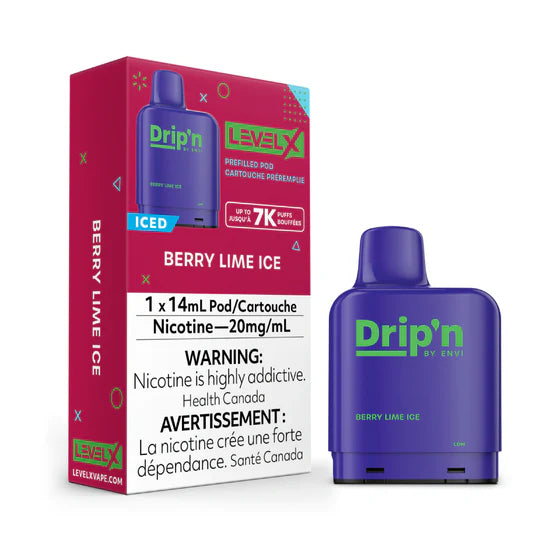 Level X Drip'n Pod 14mL - Berry Lime Ice 20MG