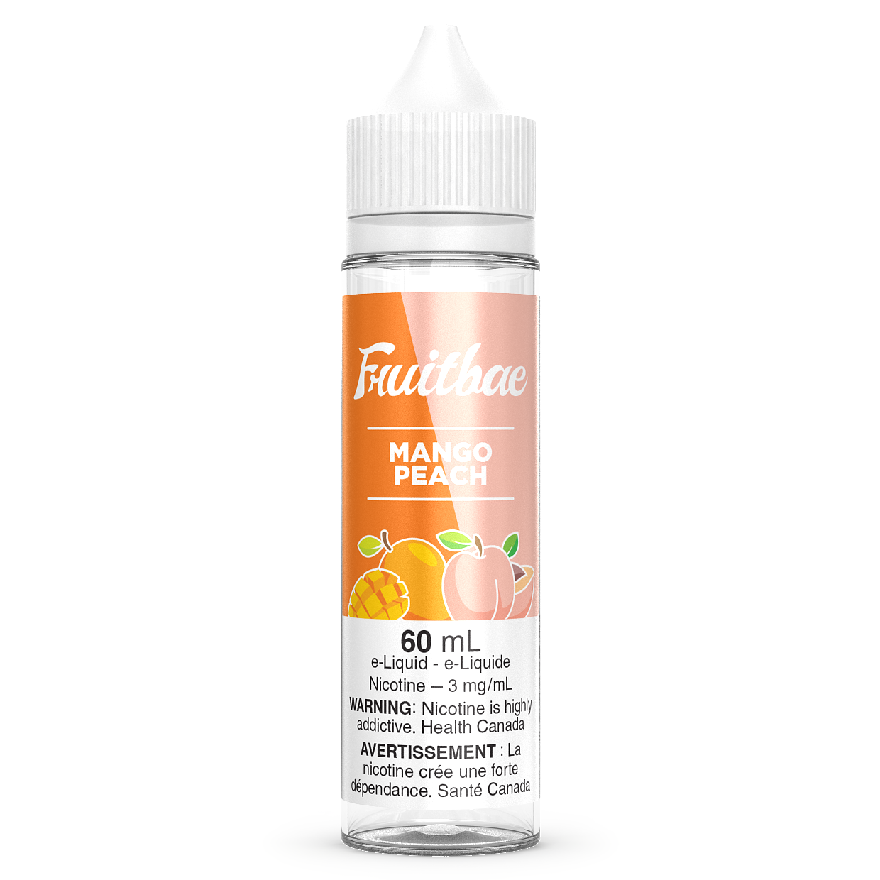 MANGUE PÊCHE - FRUITBAE 60ML FREEBASE | Boutique de vapotage canadienne en ligne