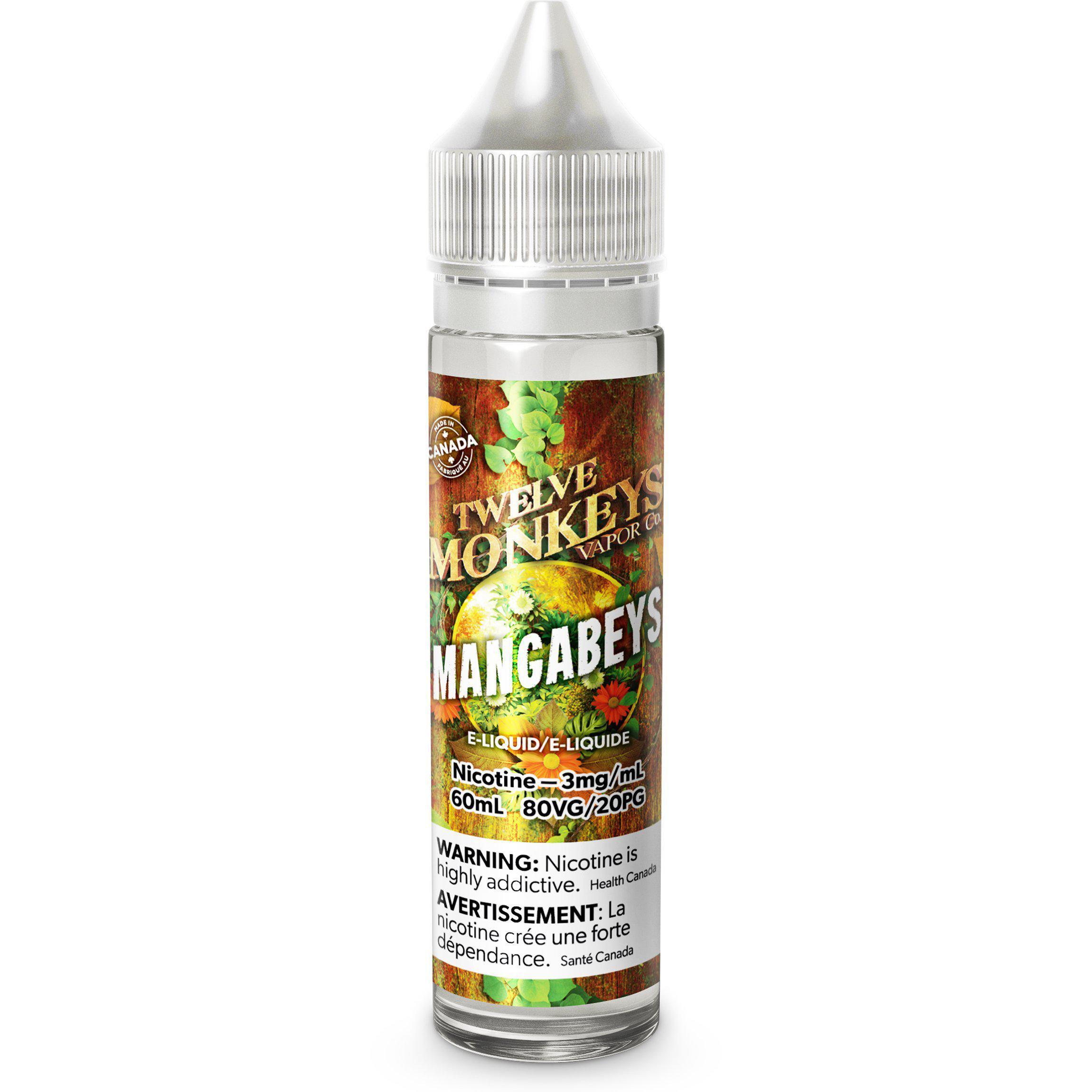 Mangabeys par TWELVE MONKEYS 60ML FREEBASE