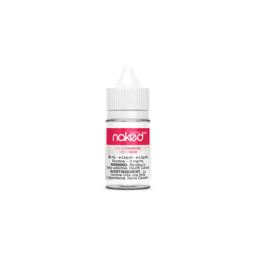 Triple strawberry-Naked 100 30ml freebase