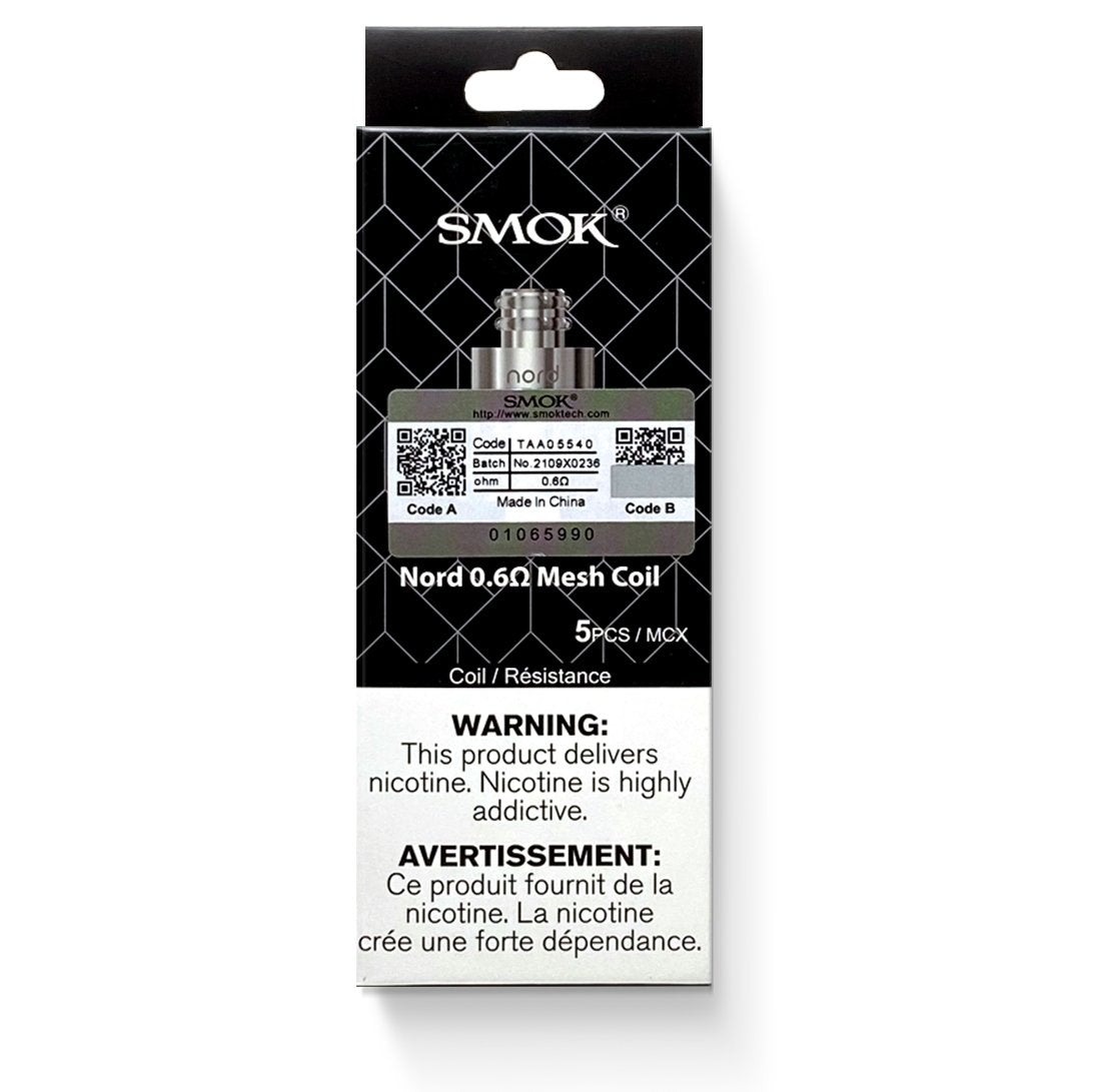 BOBINES DE REMPLACEMENT SMOK NORD / NORD PRO (PAQUET DE 5) | Boutique de vapotage canadienne en ligne