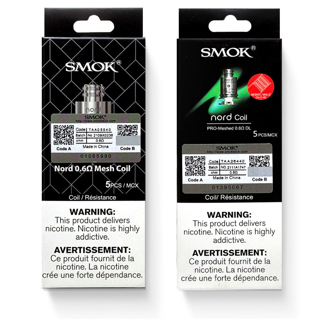 BOBINES DE REMPLACEMENT SMOK NORD / NORD PRO (PAQUET DE 5) | Boutique de vapotage canadienne en ligne