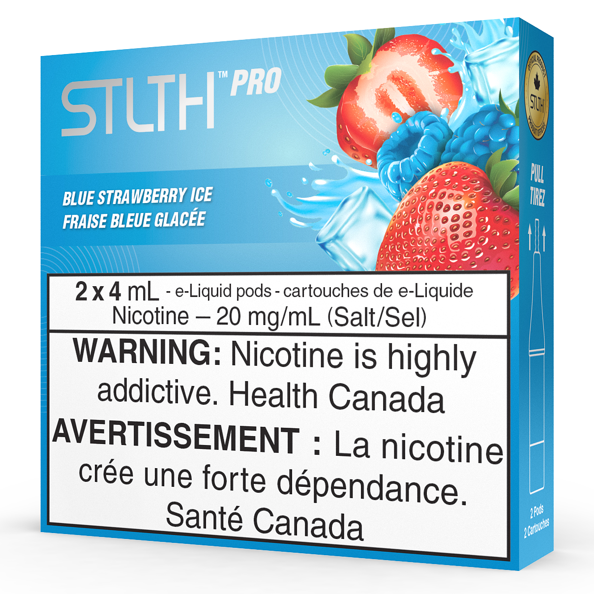 PACK STLTH PRO POD - GLACE À LA FRAISE BLEUE