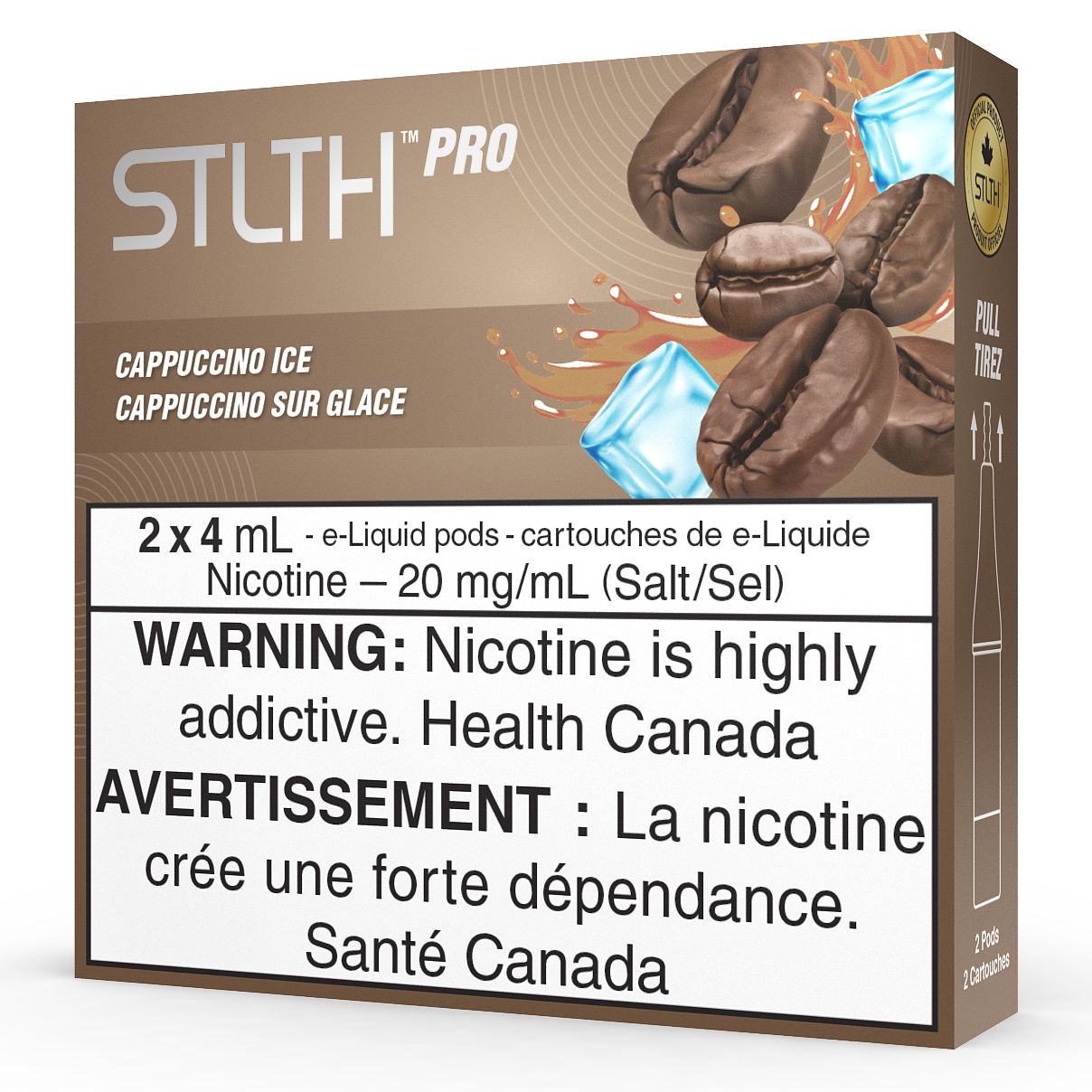 PACK STLTH PRO POD - GLACE CAPPUCCINO