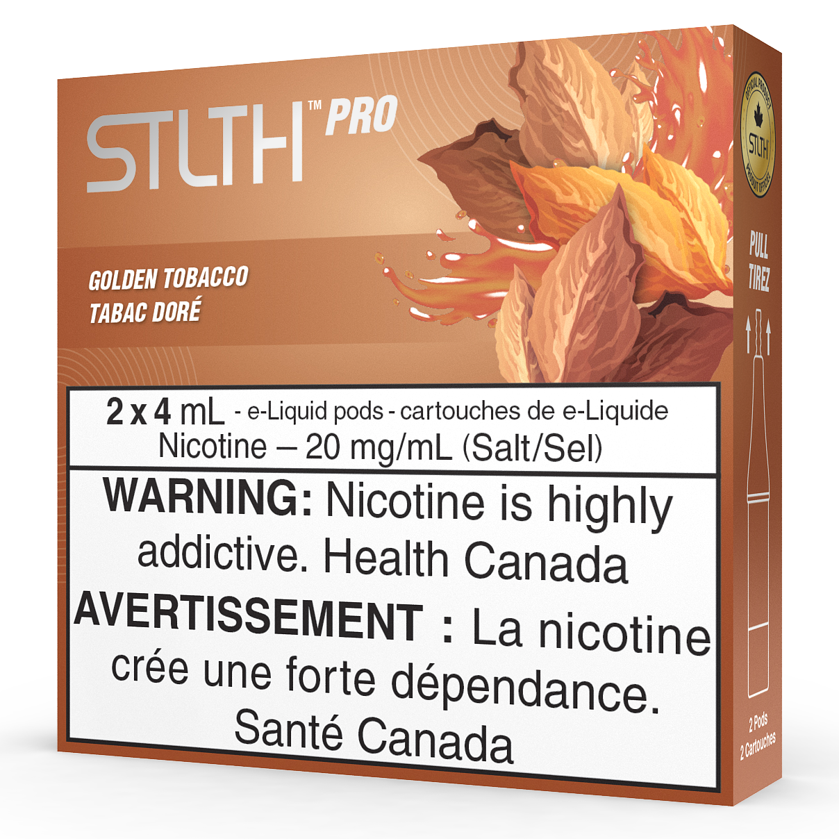 PACK STLTH PRO POD - TABAC DORÉ