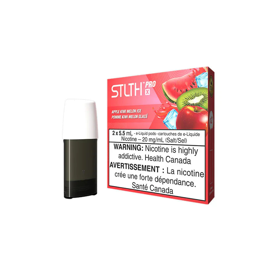 STLTH PRO X POD PACK -APPLE KIWI MELON ICE