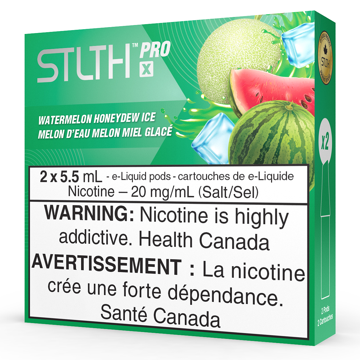 STLTH PRO X POD PACK - WATERMELON HONEYDEW ICE