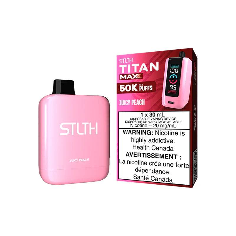 STLTH TITAN MAX DISPOSABLE 50k- JUICY PEACH