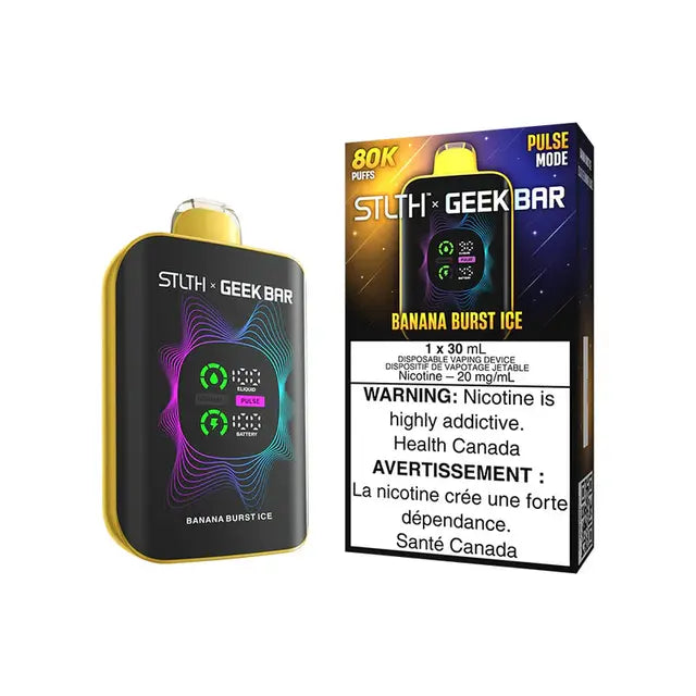 STLTH X GEEK BAR DISPOSABLE -BANANA Burst ICE