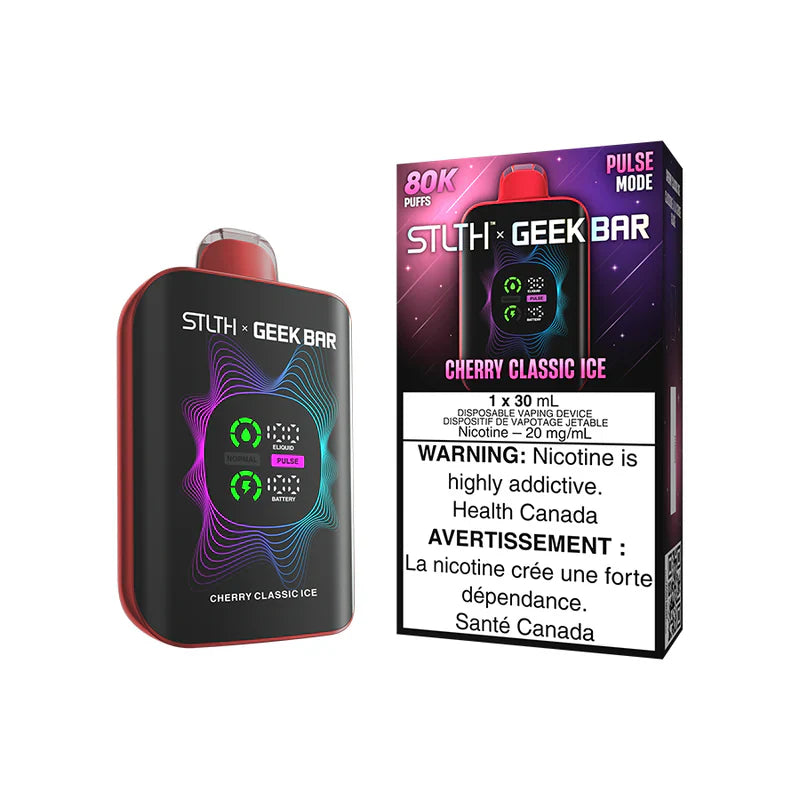 STLTH X GEEK BAR DISPOSABLE - CHERRY CLASSIC ICE