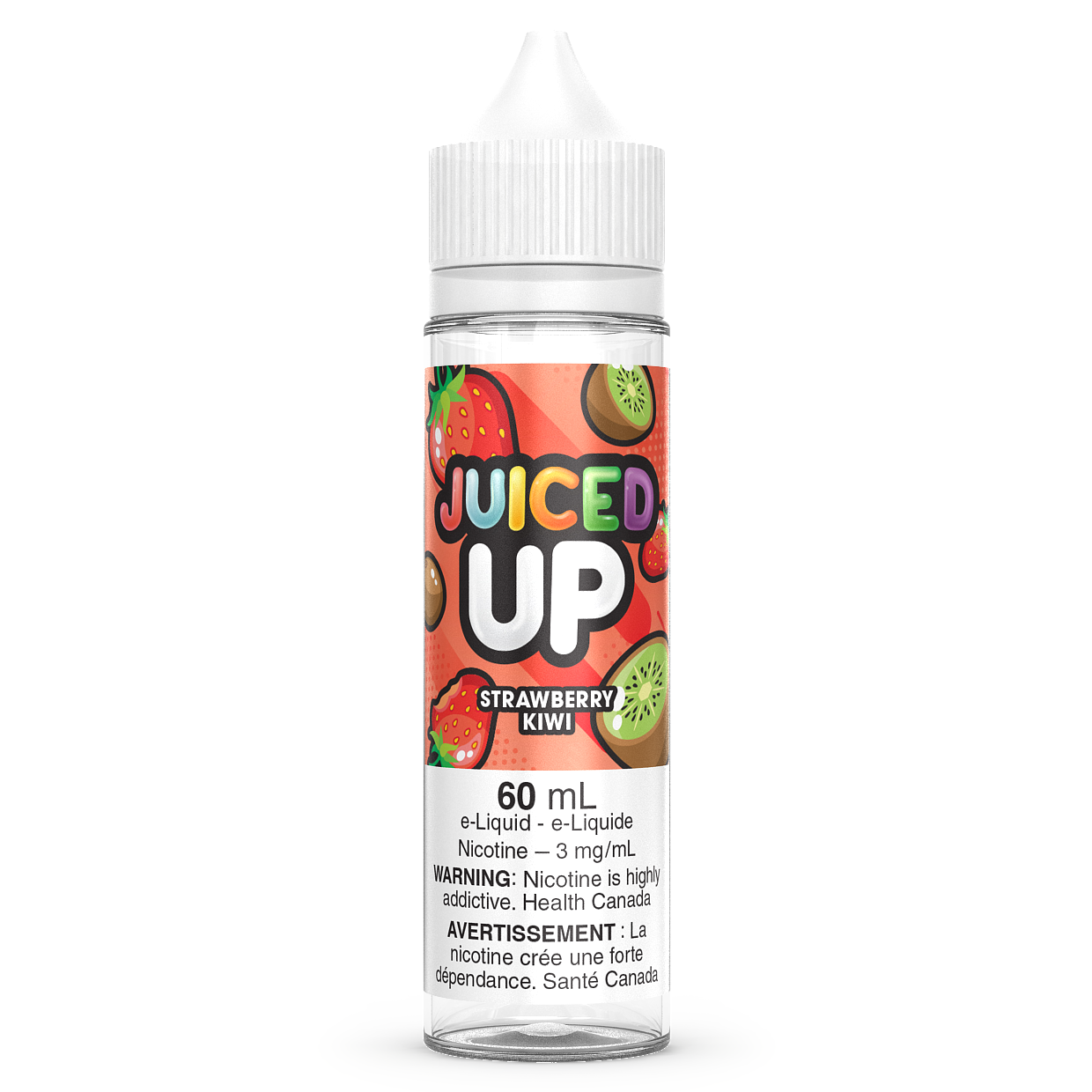 STRAWBERRY KIWI - JUICED UP 60ML FREEBASE