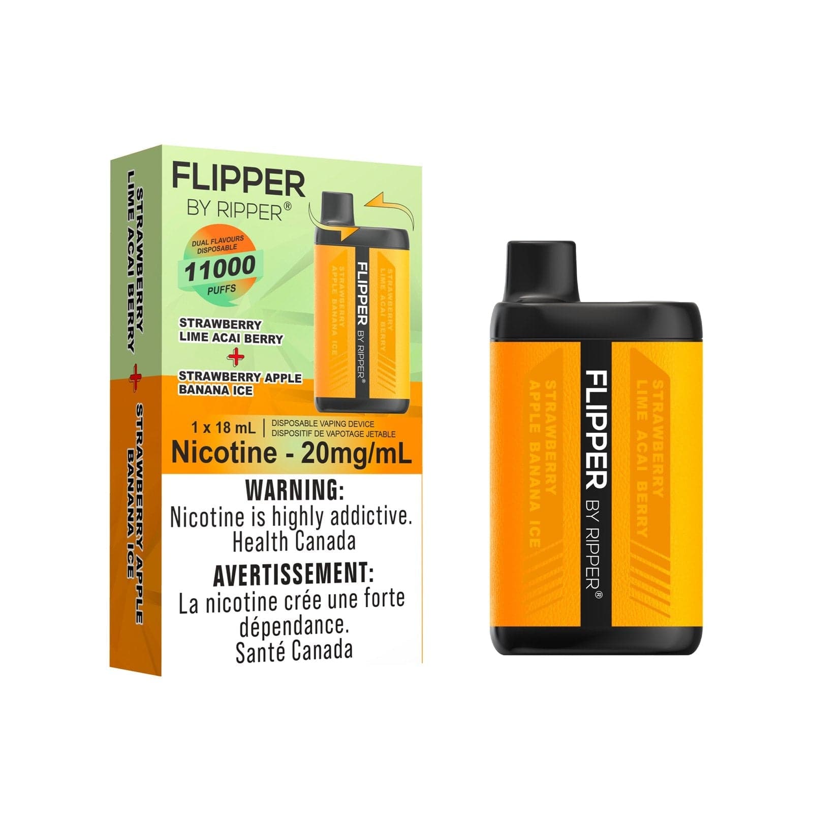 Gcore Flipper 11000 Puff Rechargeable Disposable Vape.