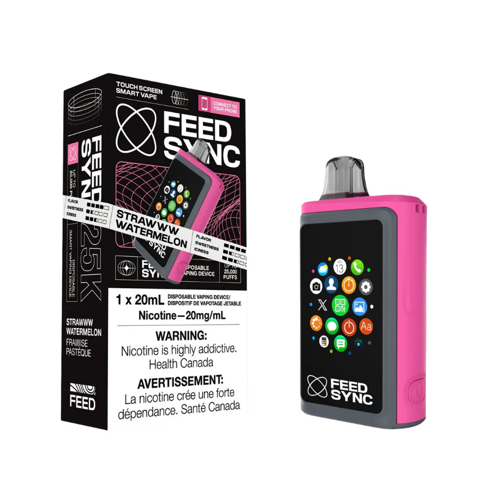 FEED SYNC 25k Puffs Disposable Vape-Straw watermelon