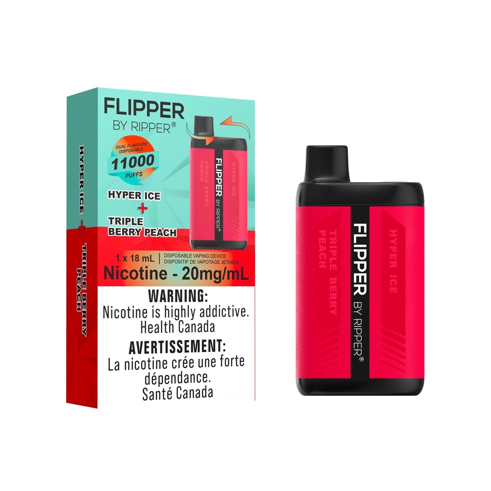 Gcore Flipper 11000 Puff Rechargeable Disposable Vape.