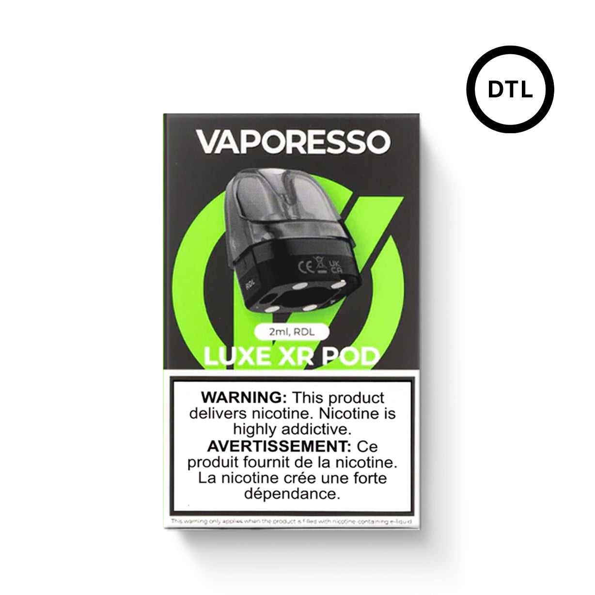 VAPORESSO LUXE XR EMPTY REPLACEMENT POD (2PACK)