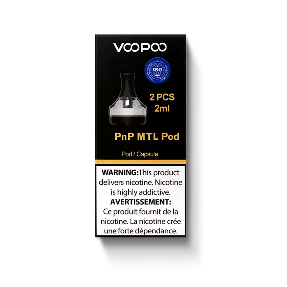 VOOPOO PNP MTL REPLACEMENT POD (2 PACK)