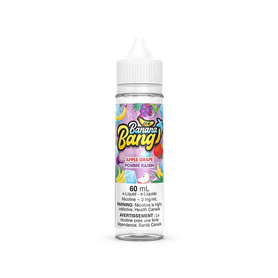 APPLE GRAPE BY BANANA BANG ICE 60ML FREEBASE