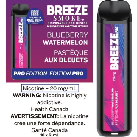 BREEZE PRO DISPOSABLE 2000 PUFF VAPE.