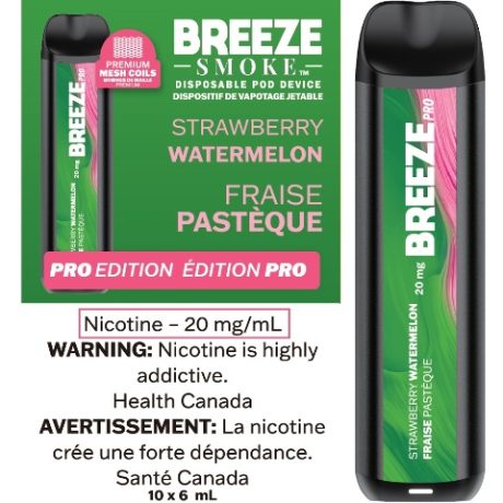 BREEZE PRO DISPOSABLE 2000 PUFF VAPE.