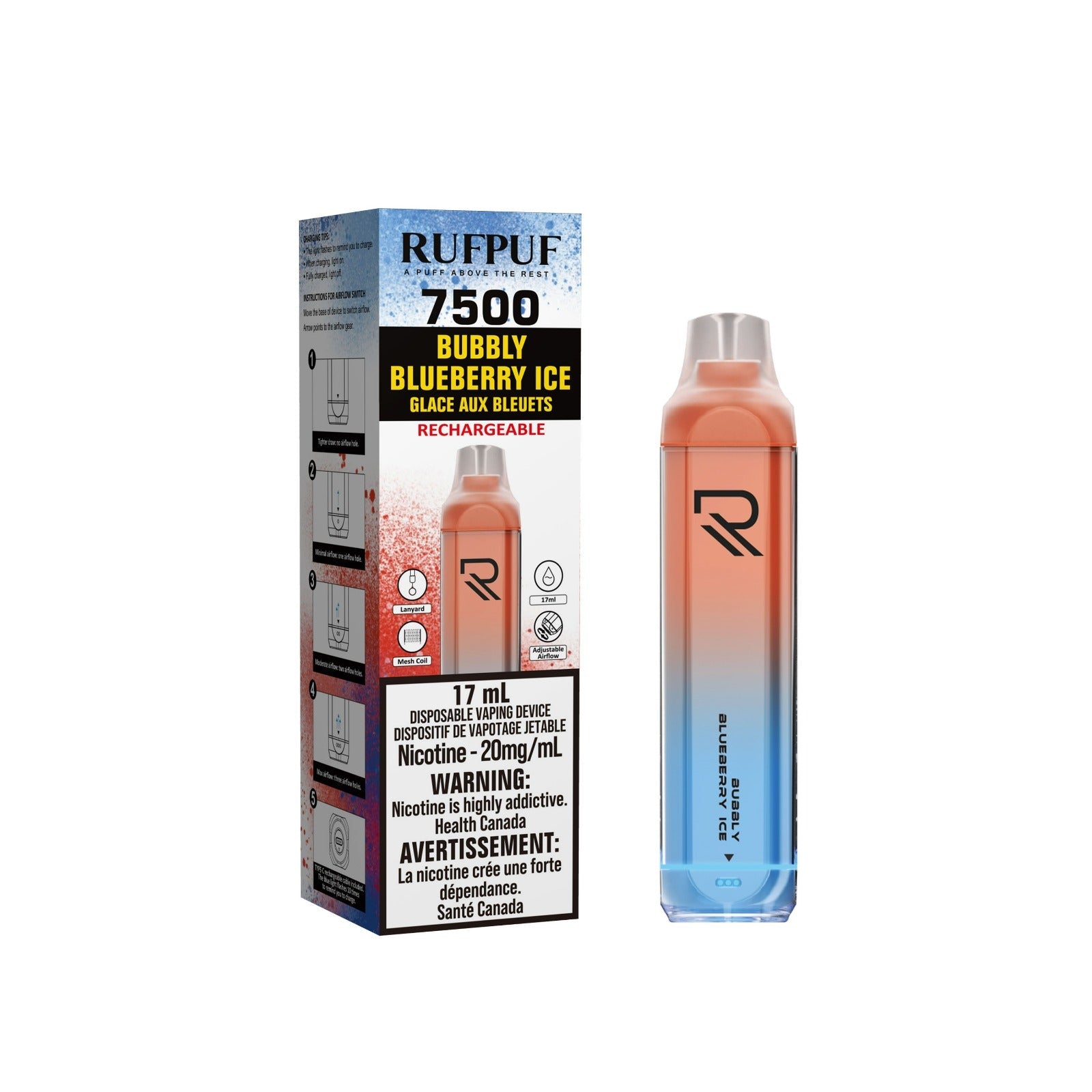 RUFPUF 7500 DISPOSABLE VAPE