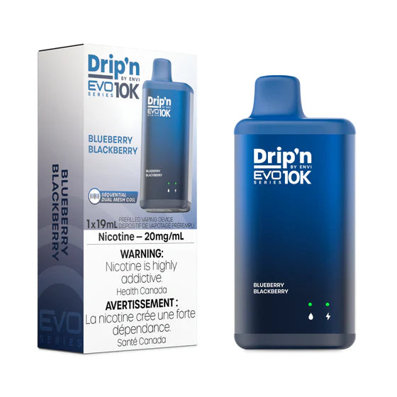 Drip’n by Envi evo 10k disposable Vape Flavours