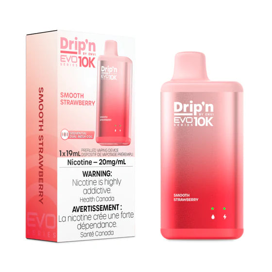 Drip’n by Envi evo 10k disposable Vape Flavours