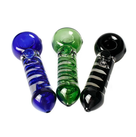 Freezable Coil Spoon Pipe 5.5 Inches