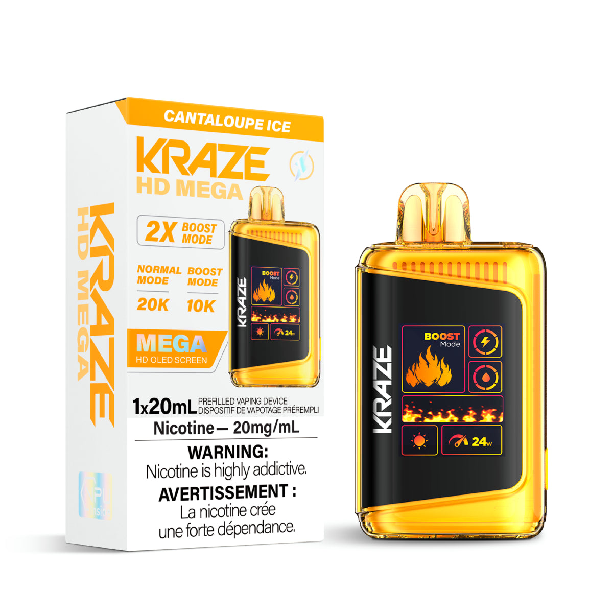 KRAZE HD MEGA 20K DISPOSABLE VAPE