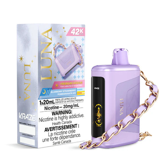 Kraze Luna 42k Disposable- Blueberry Strawberry Pomegranate Ice