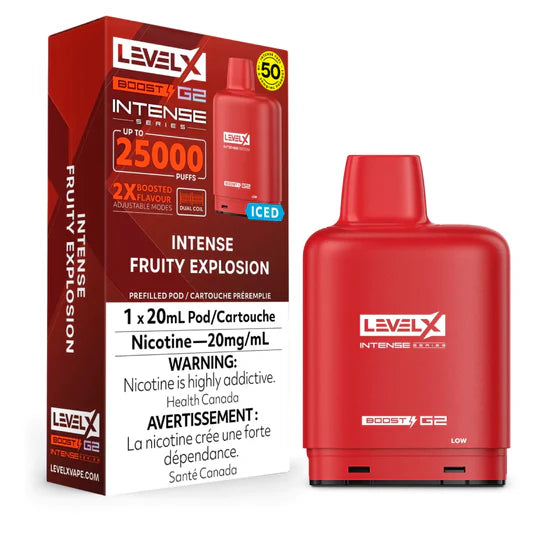 Level x boost g2 Intense series 25000 Puffs-Intense Fruity explosion