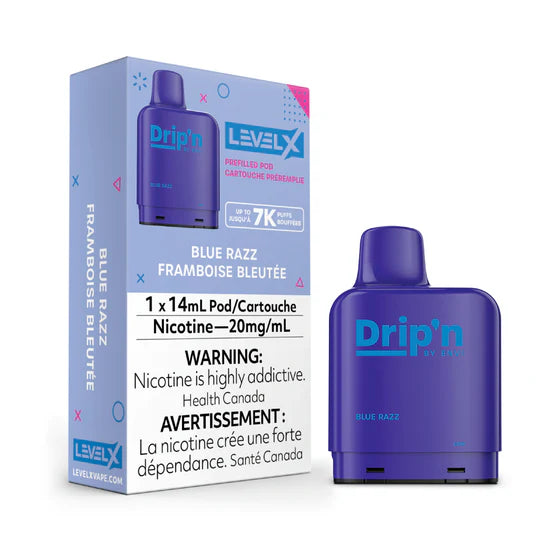 Level X Drip'n Pod 14mL - Blue Razz 20MG