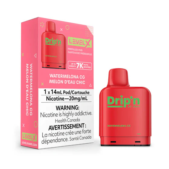 Level X Drip'n Pod 14mL - Watermelona CG 20MG