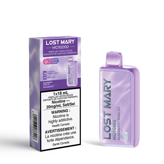 Lost Mary MO10000 by Elf Bar 10000 Puff Disposable Vape.