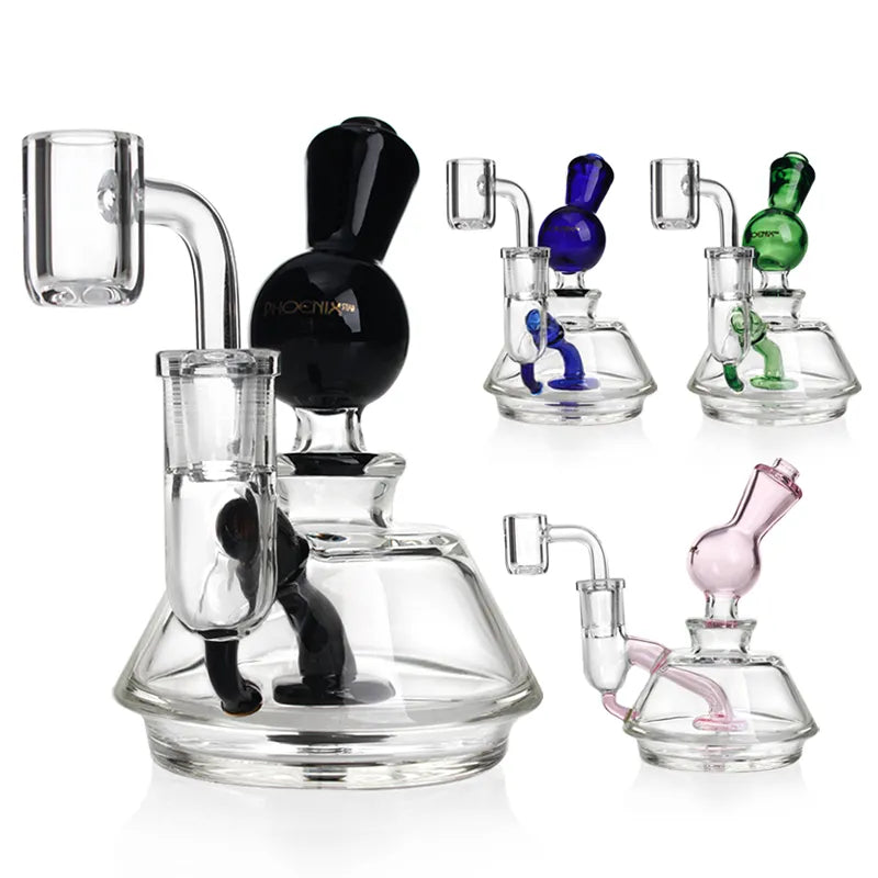 Oil Burner Bubbler 5.5" Showerhead Concentrate Rig