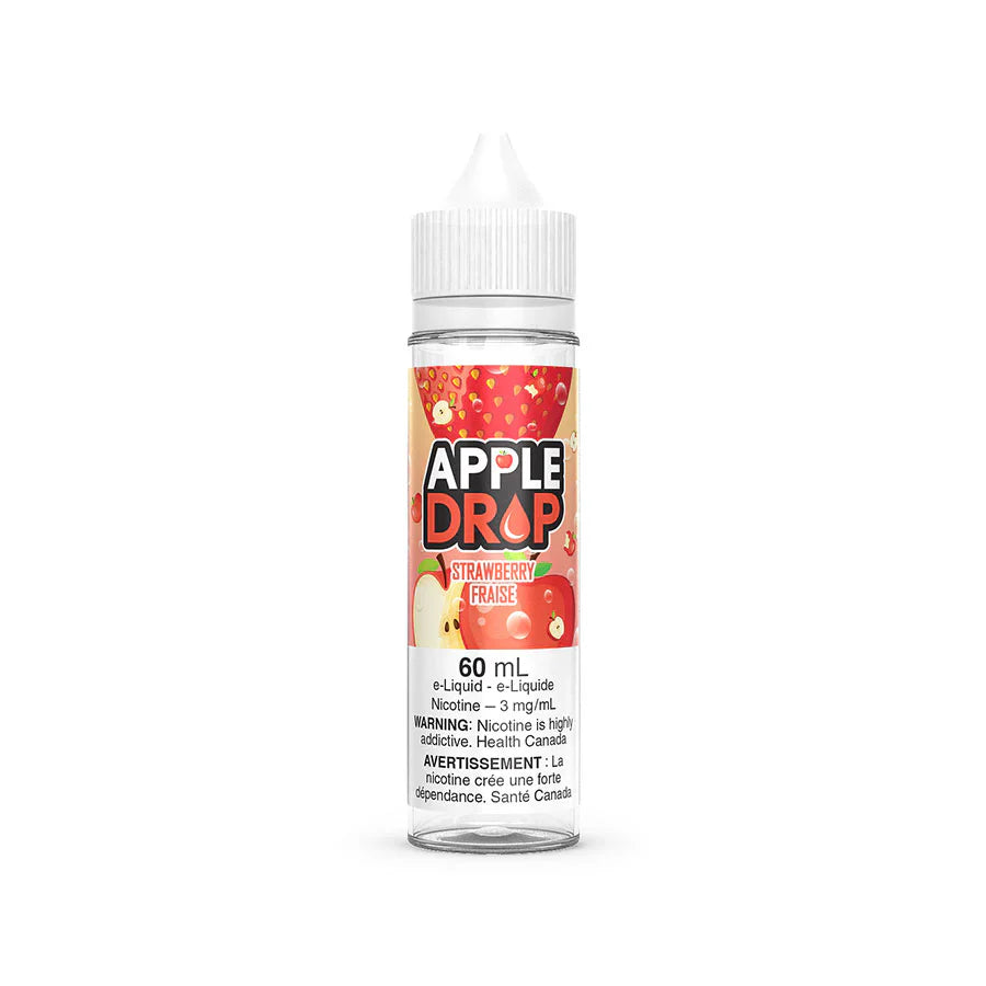 STRAWBERRY BY APPLE DROP 60ML FREEBASE