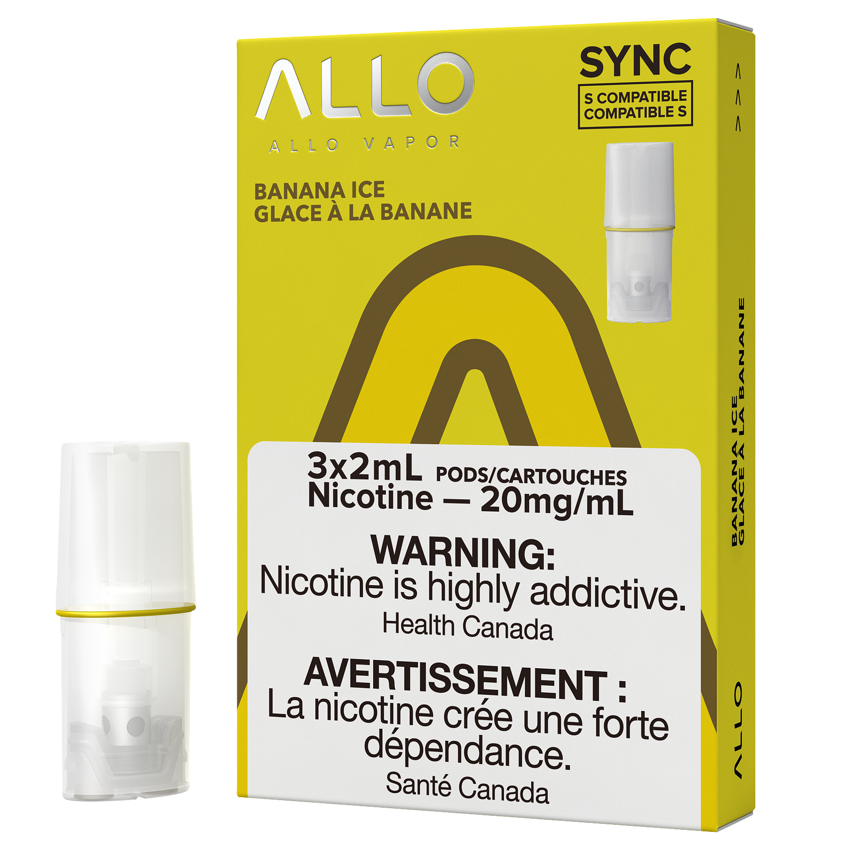 ALLO SYNC POD PACK - BANANA ICE