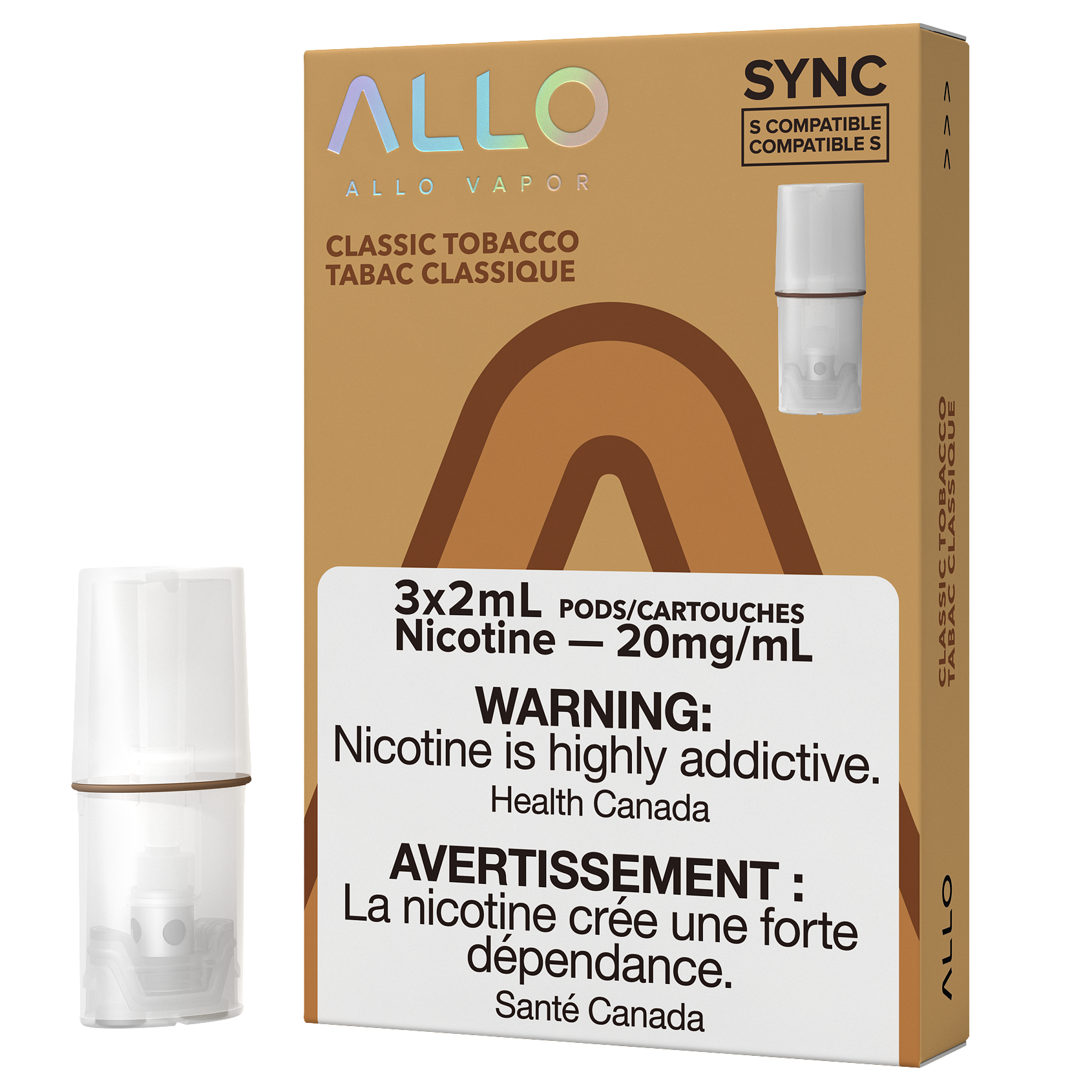 PACK ALLO SYNC POD - TABAC CLASSIQUE