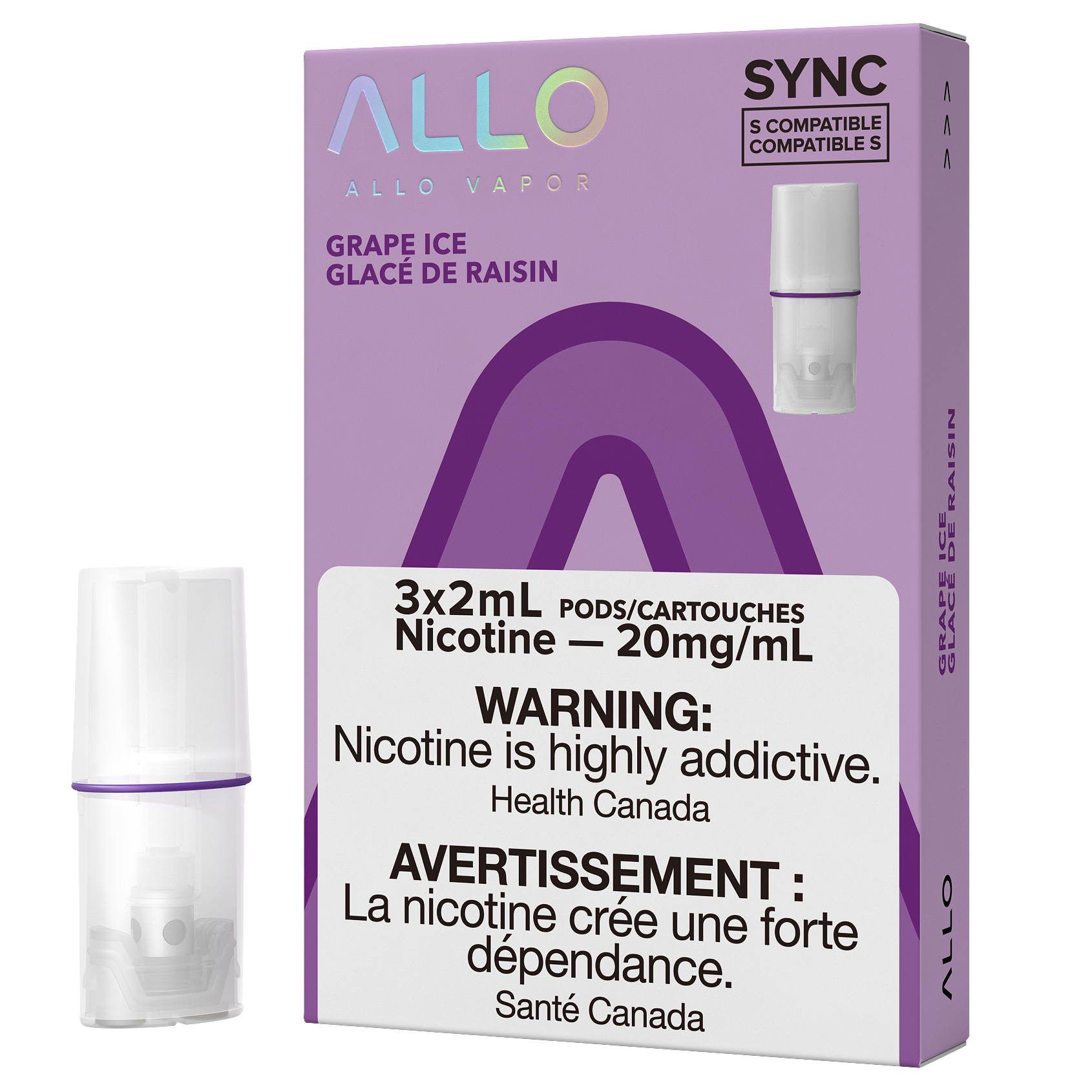 ALLO SYNC POD PACK - GRAPE ICE