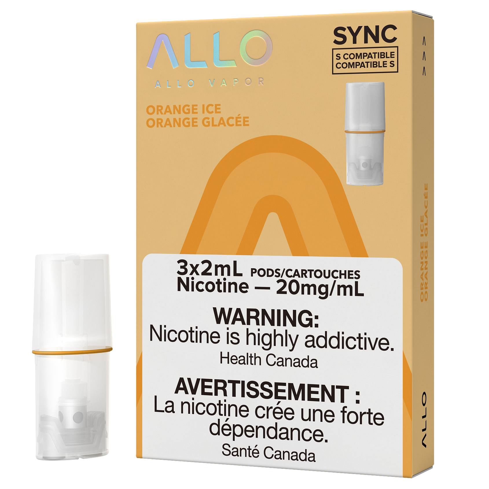 PACK ALLO SYNC POD - ORANGE GLACE