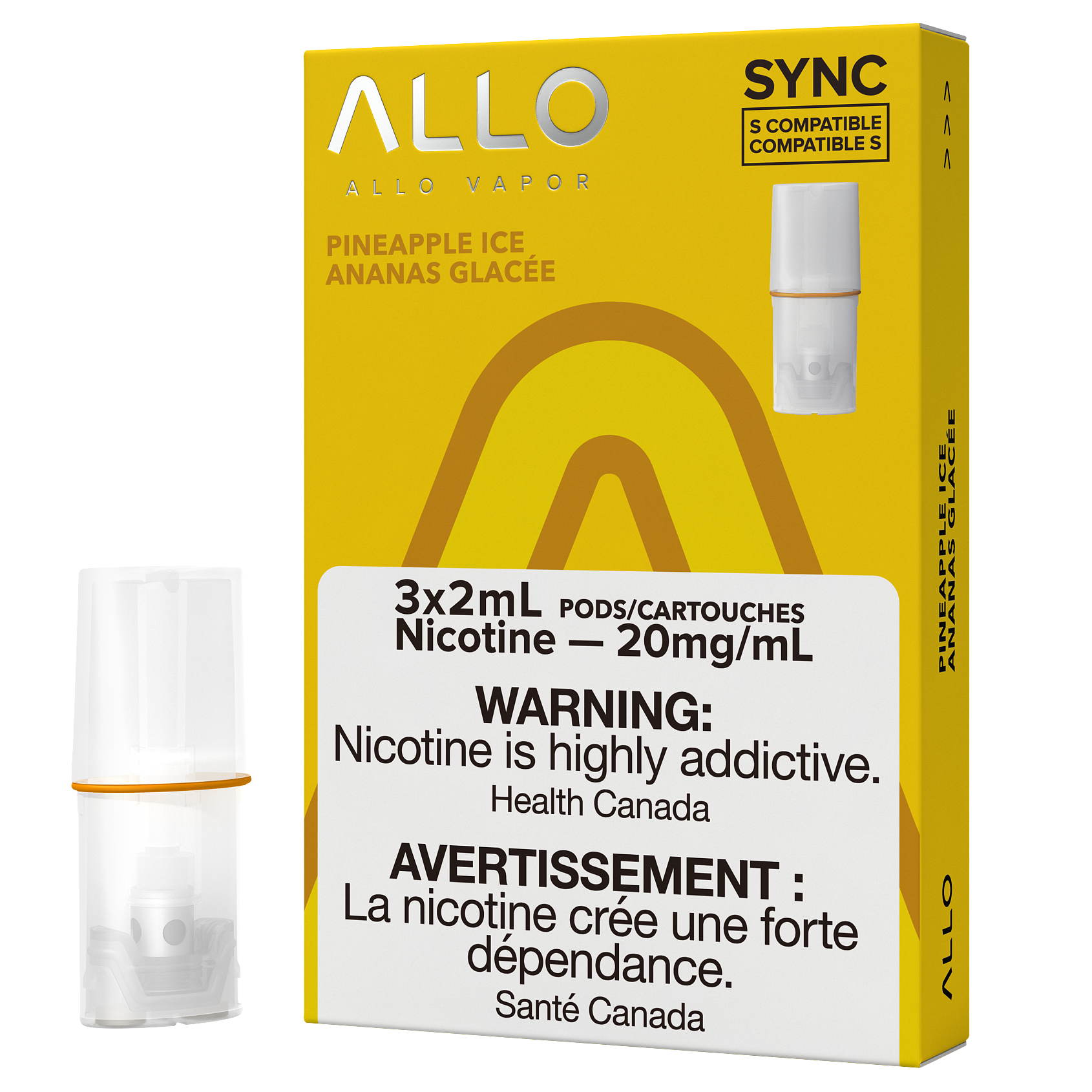 PACK ALLO SYNC POD - GLACE À L'ANANAS