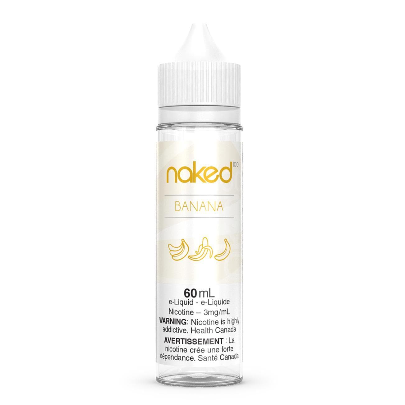 BANANE - NAKED100 60ML FREEBASE