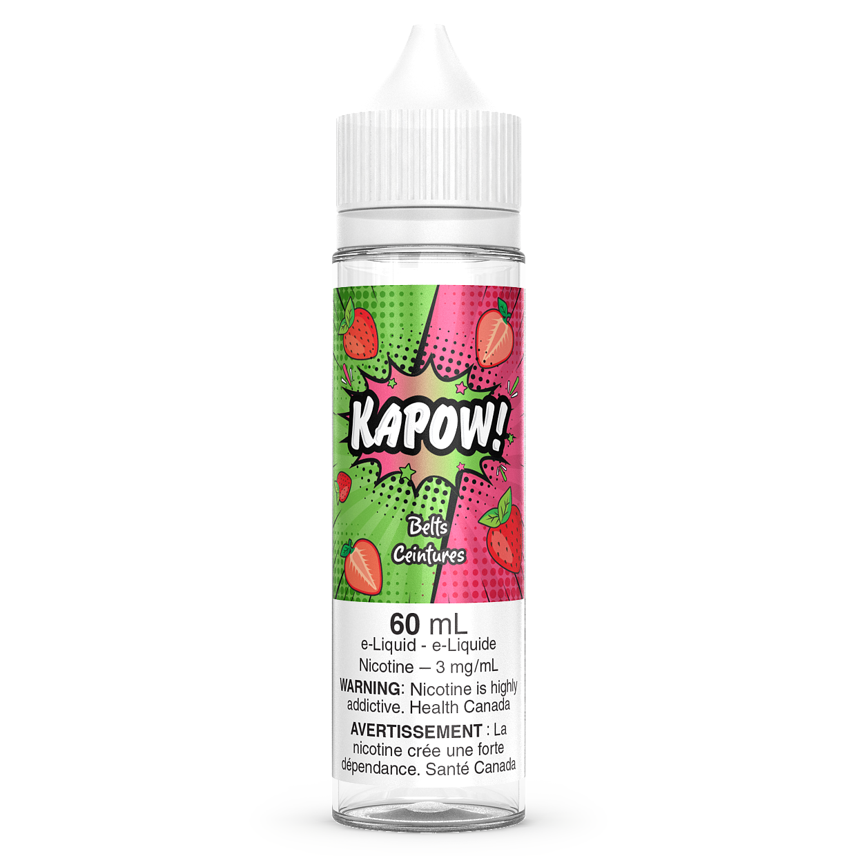 CEINTURES - KAPOW 60ML FREEBASE