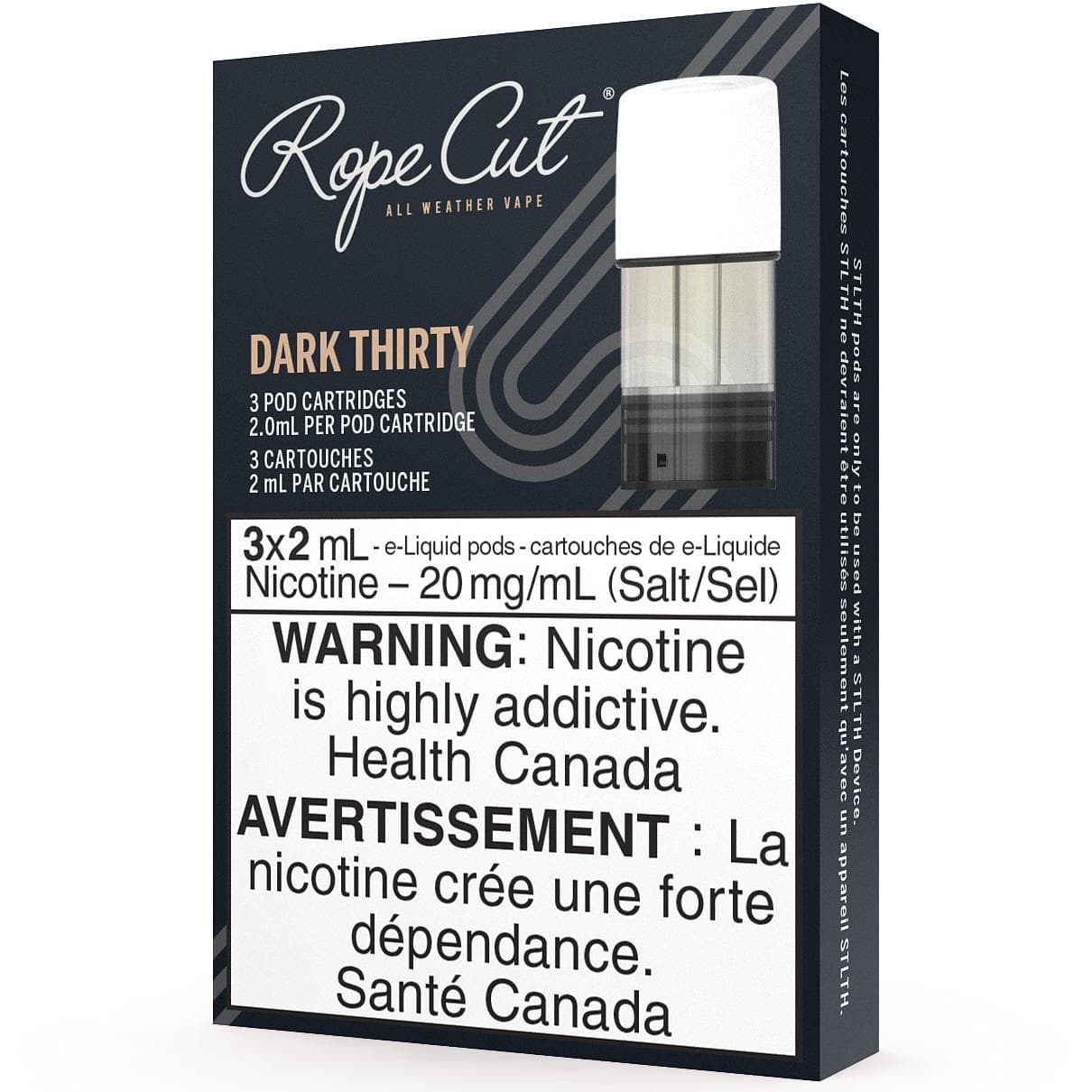 DARK THIRTY PAR ROPE CUT STLTH POD (PAQUET DE 3)